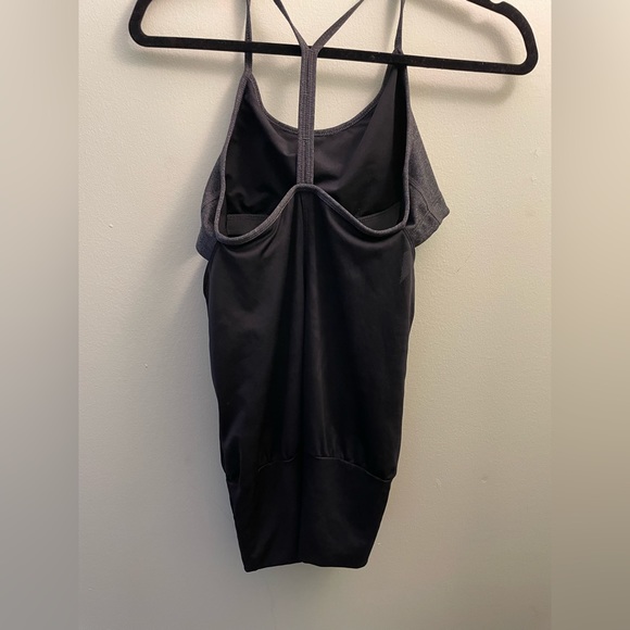 North-face Quick Dry Black Tank Top with Built-in Bra Lululemon like Size M - Picture 3 of 9